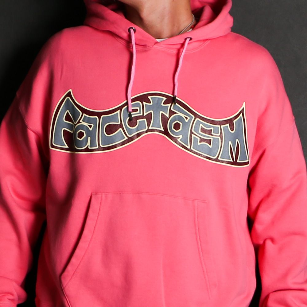 【国内買付】FACETASM 90s GRAPHIC HOODIE フーディー パーカー FACETASM - 90s GRAPHIC HOODIE - PINK / グラフィック