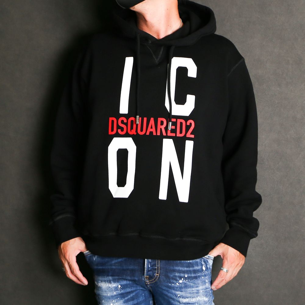 DSQUARED2 - 【ラスト1点-サイズXL】 ICON Hooded Sweatshirt