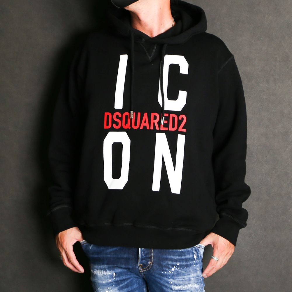 DSQUARED2 - ICON Hooded Sweatshirt / アイコン プルオーバーパーカー