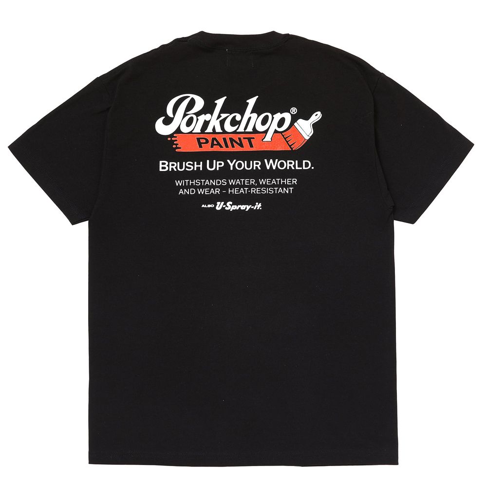 PCP LOGO TEE - BLACK / ショートスリーブTシャツ