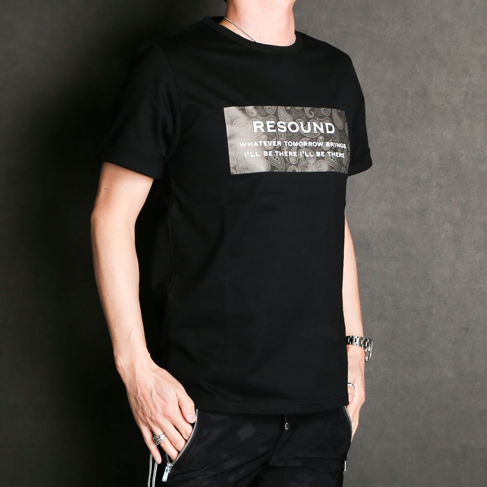 BANDANA BOX ROGO ROLL UP JERSEY TEE /  プリントTシャツ / RC19-T-007