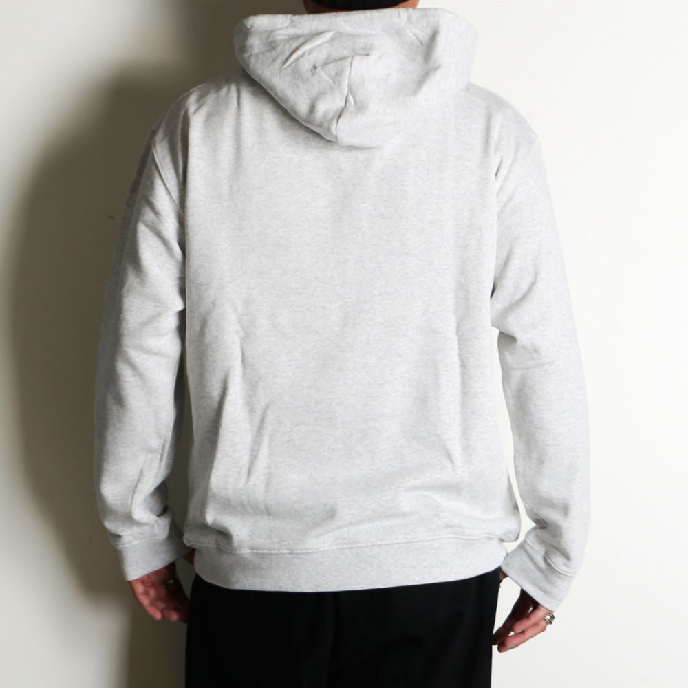 SCRIPT COLLEGE HOODIE - ASH / プルオーバーパーカー
