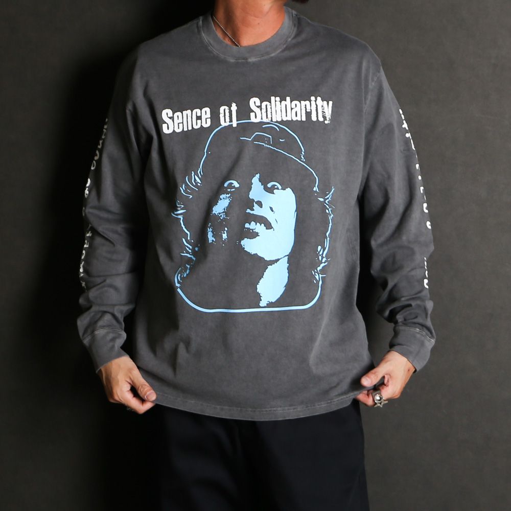 PIGMENT DYED L/S TEE - BLUE / ロングスリーブ Tシャツ / 26'RTC-0301