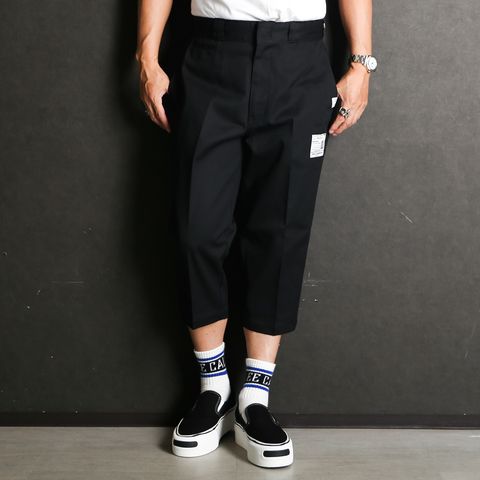 "BEDWIN & THE MMY × Dickies” / Clopped Pants - BLACK / クロップドパンツ / C15PT016