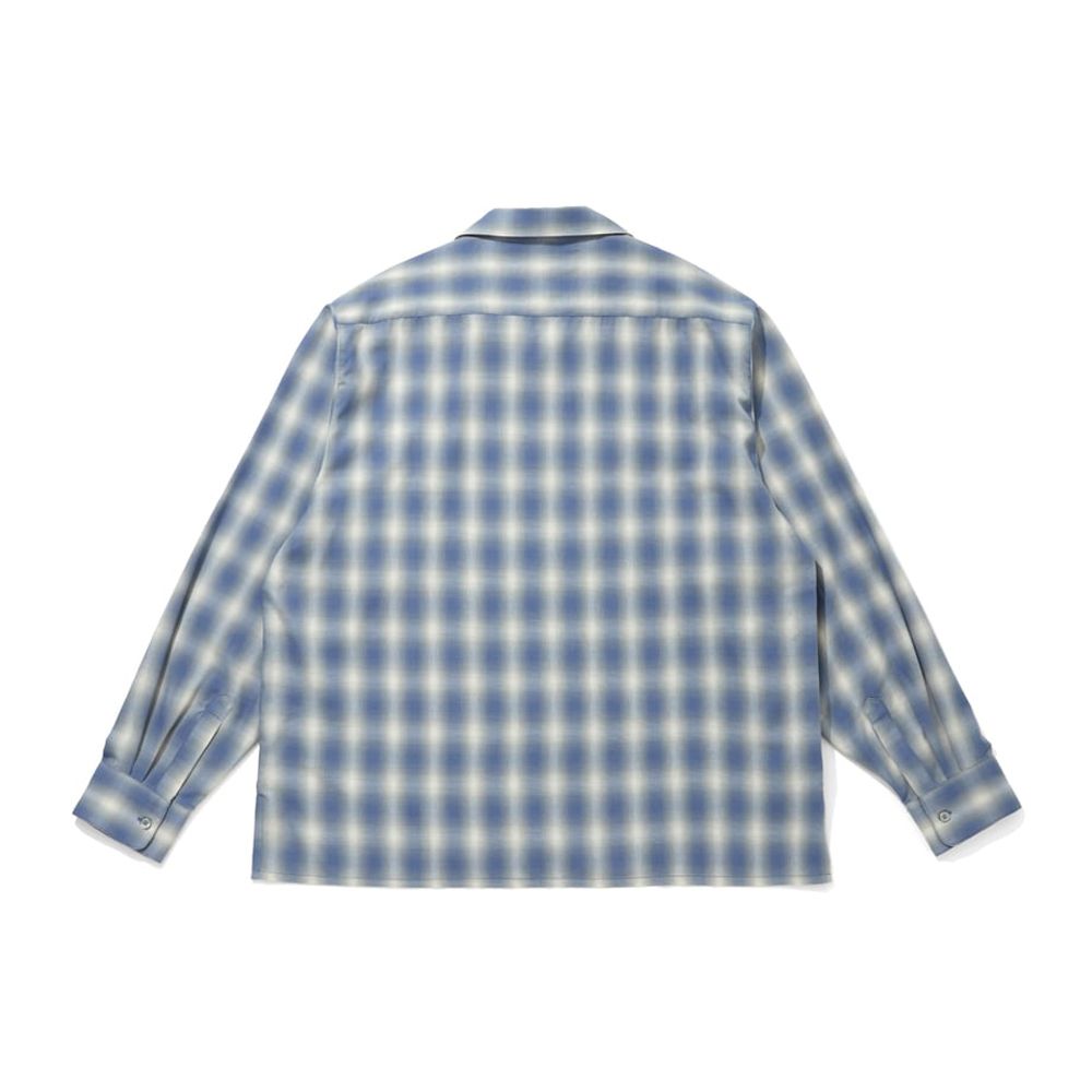 Ombre Check L/S Shirt (26aw) - Blue / オンブレチェックシャツ / HS-070326