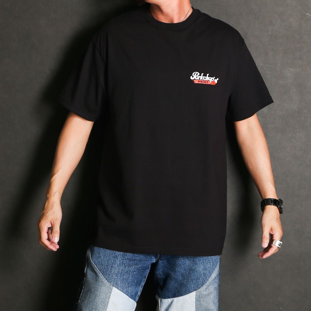 PCP LOGO TEE - BLACK / ショートスリーブTシャツ
