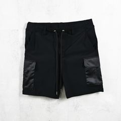 DARRELL CARGO SHORTS - BLACK / カーゴ ショートパンツ / RC40-HP-005