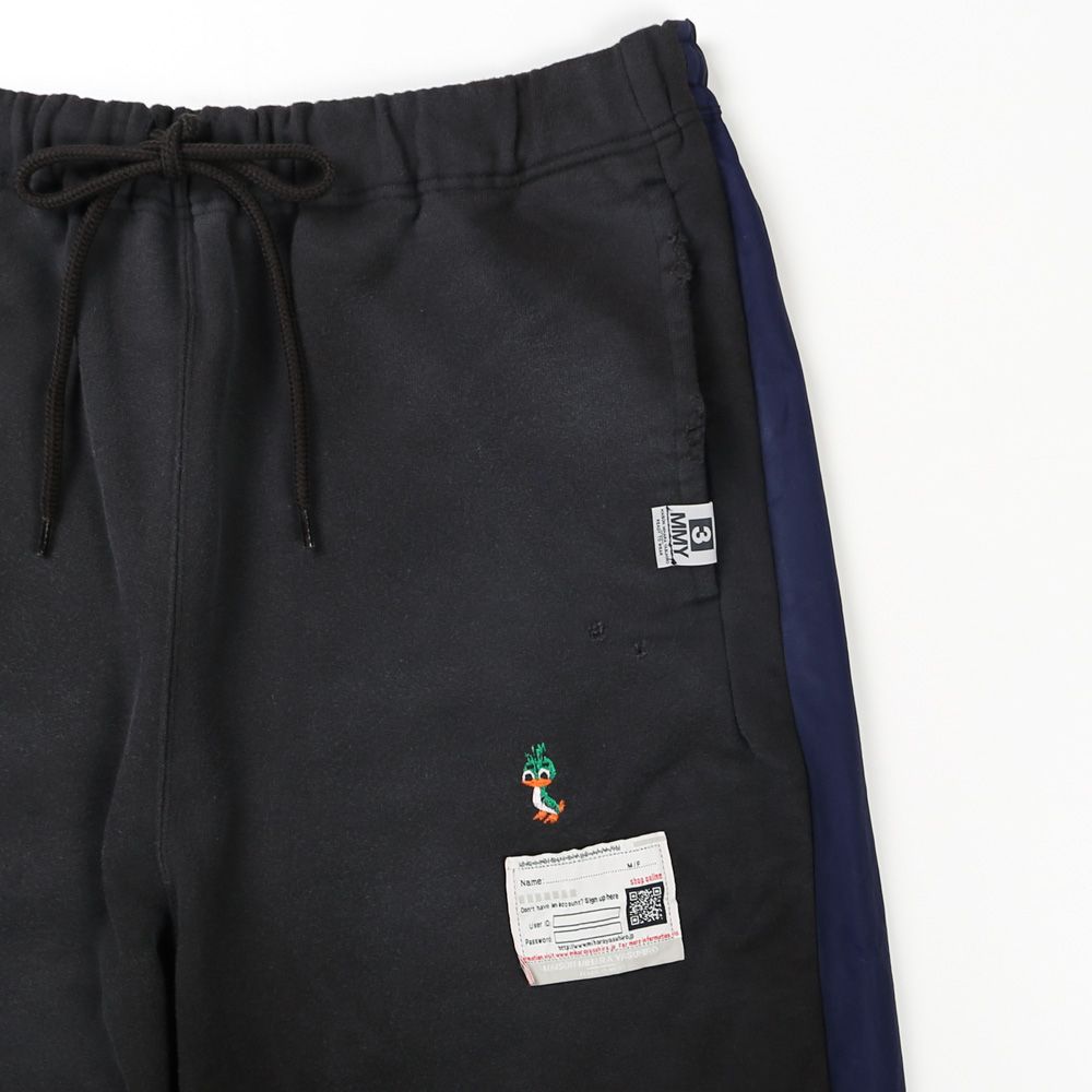 【ラスト1点-サイズ48】Track Pants Combined Pants - BLACK / トラックパンツ コンバインド パンツ / A16PT572