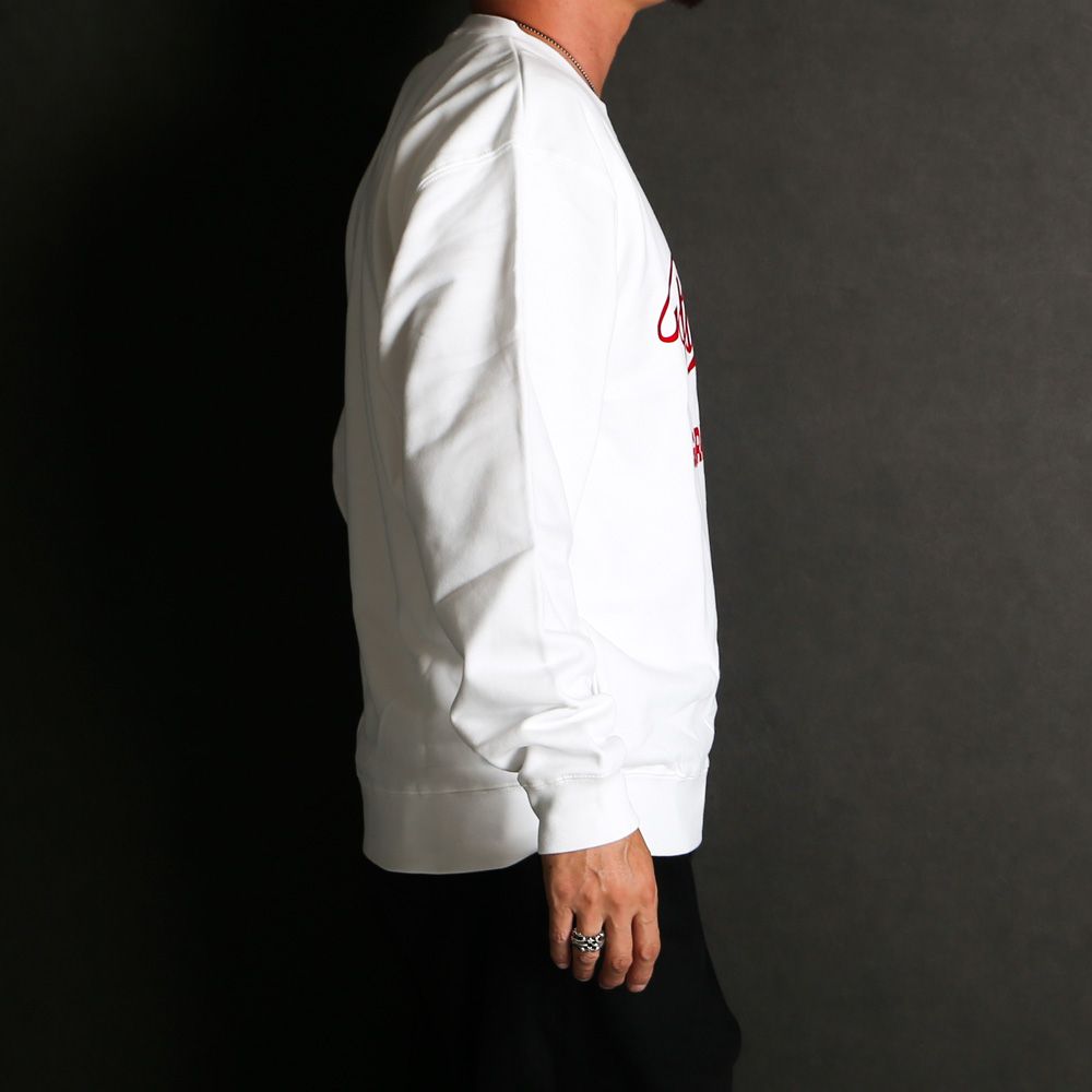 SCRIPT COLLEGE SWEAT - WHITE / スウェット