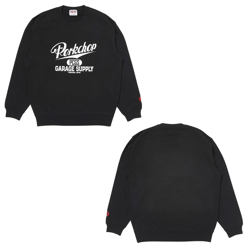 SCRIPT COLLEGE SWEAT - BLACK / スウェット