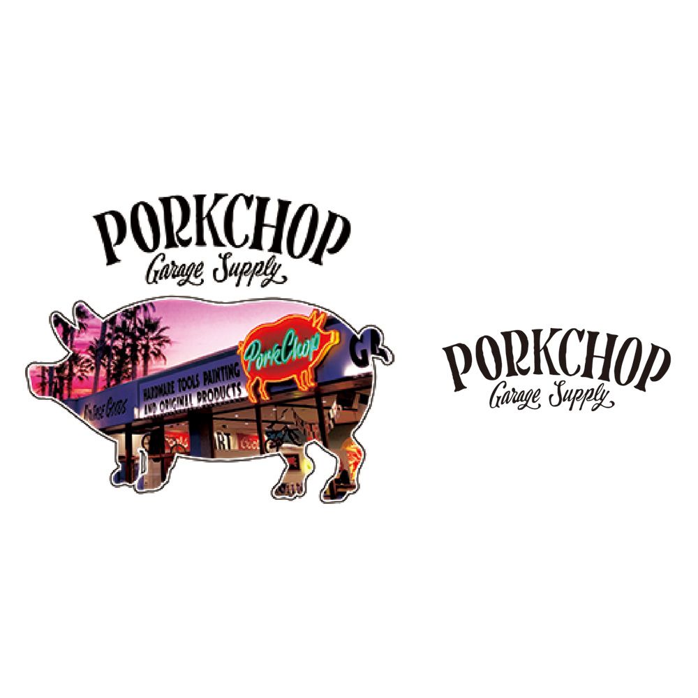 PCP STORE TEE - BLACK / ショートスリーブTシャツ