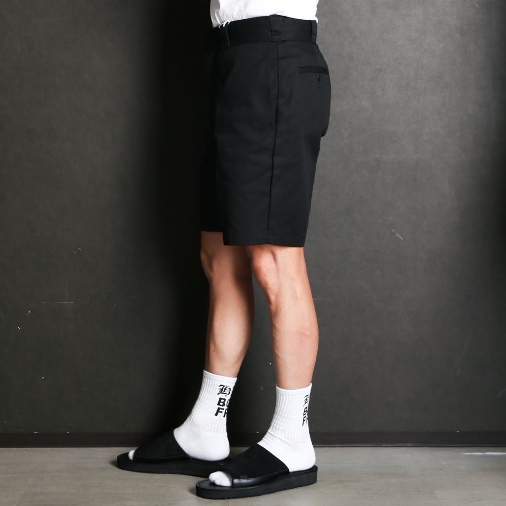 T/C WORK SHORTS - BLACK / ワークショーツ / 26'RP-0408