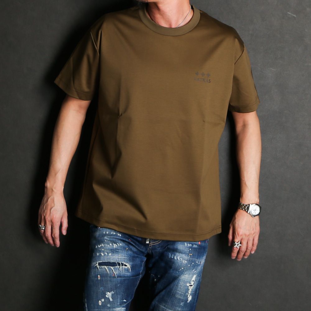 即発送☆TATRAS タトラス バックロゴ EION Tシャツ エイオン TATRAS - EION - エイオン - KHAKI / Tシャツ / MTAT24S8239-M