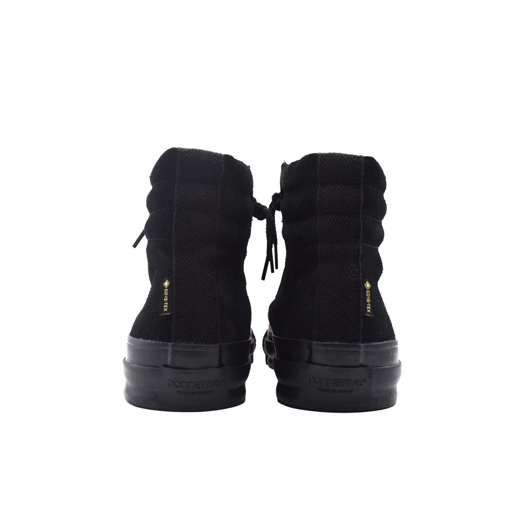 MINEDENIM × nonnative / DWELLER TRAINER 2 HI COW LEATHER WITH GORE-TEX by SPINGLE - BLK / NN-F4753