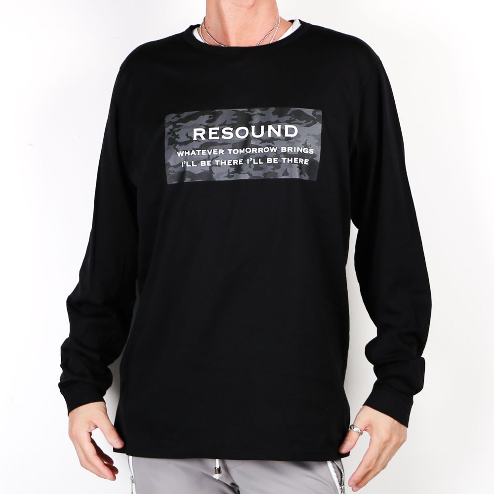 camouflage BOX ROGO LONG TEE / ボックスロゴ ロングスリーブTシャツ / RC17-T-002