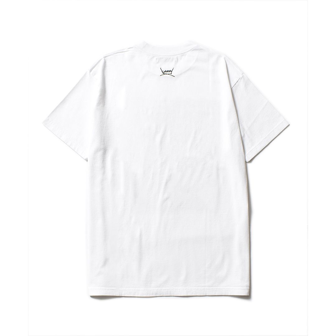 × baanai / "EXPERIMENTALISM" White T-SH EXPERIMENTALISM T-SH / 2206-6002