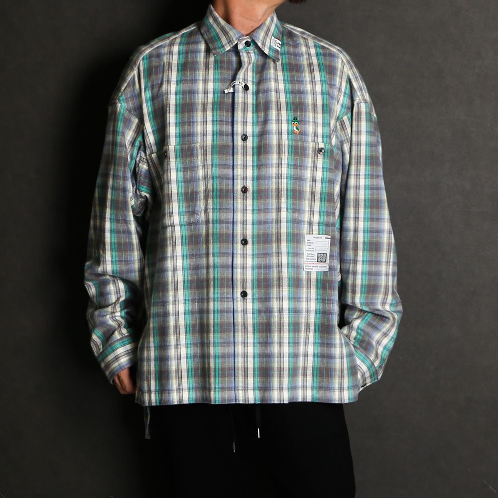 Check Long Sleeve Shirt - Green / チェック ロングスリーブ シャツ / J17SH186