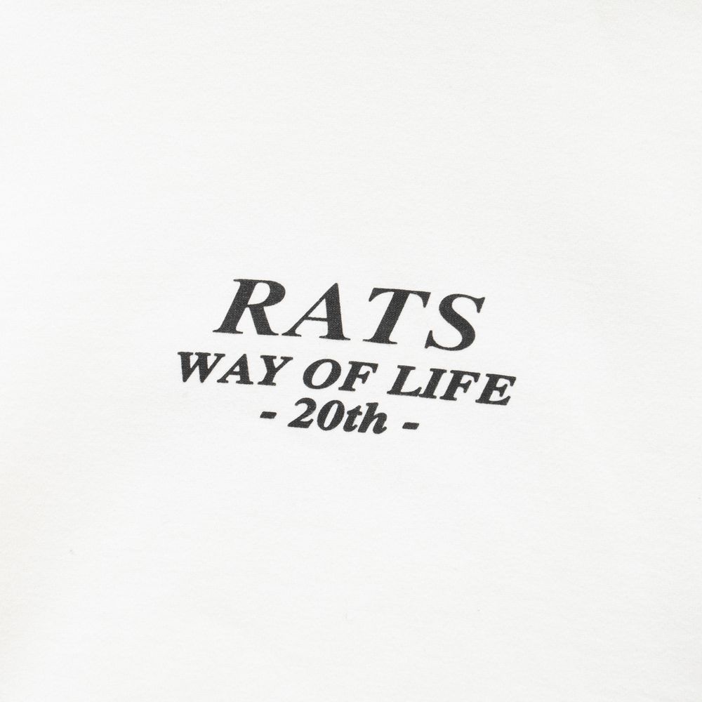 RATS - 20th RATS × NEIGHBORHOOD / HOODIE - WHITE / プル