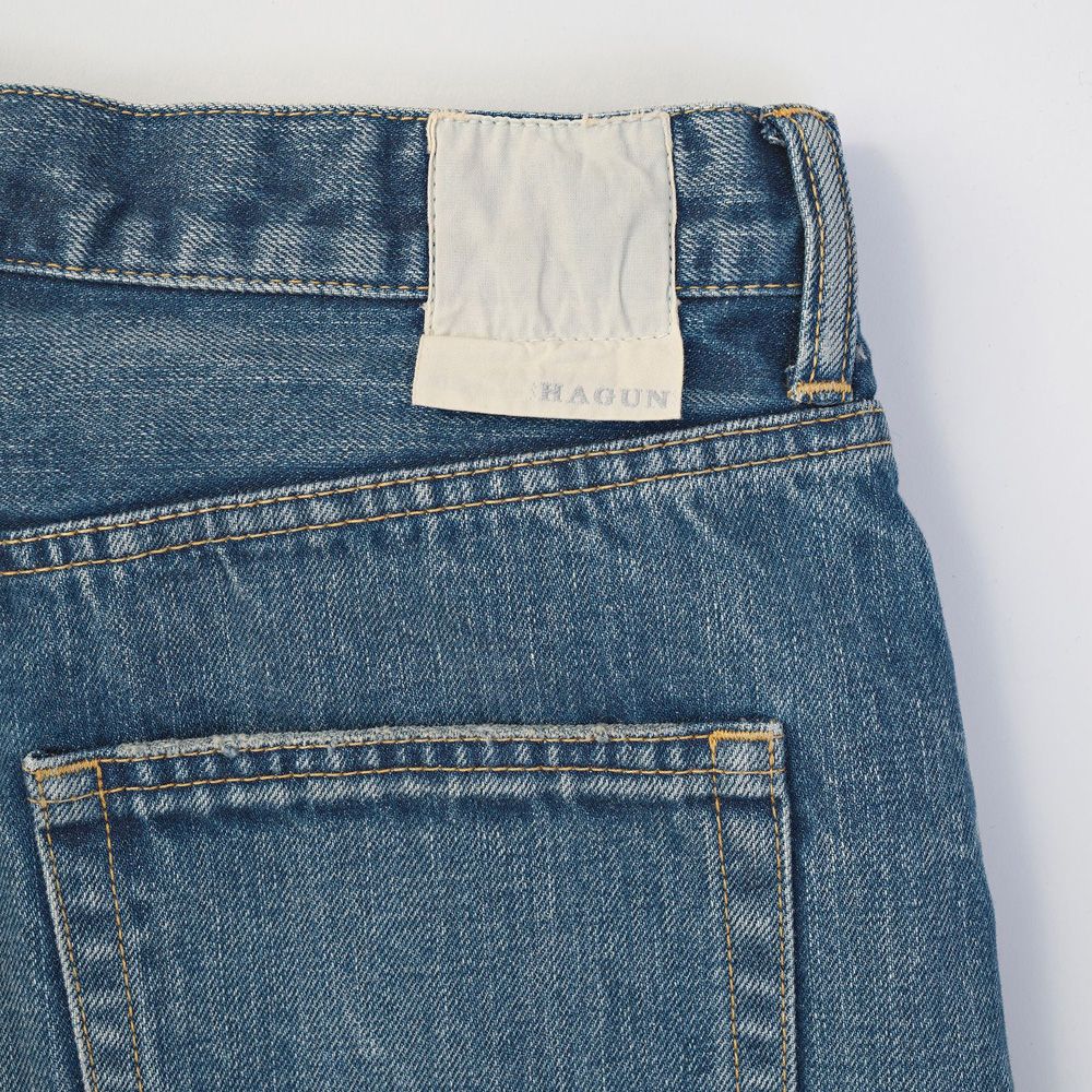 ×HAGUN / WIDE PIPE DENIM PANTS - BLUE / バギーシルエット デニムパンツ / VTM-25-P-103