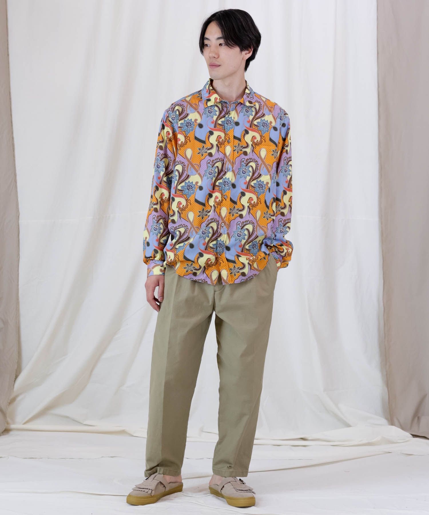 ROMANTIC-TONIGHT L/S SH / グラフィック シャツ / 379104