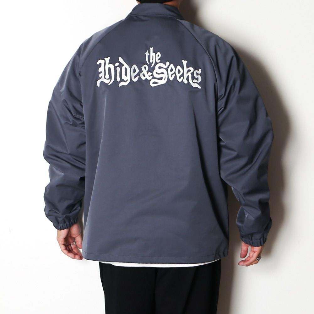 " HIDEANDSEEK × Toru Nishiura " / The H&S Team Jacket - C-GRY / コーチジャケット / H30th-091326