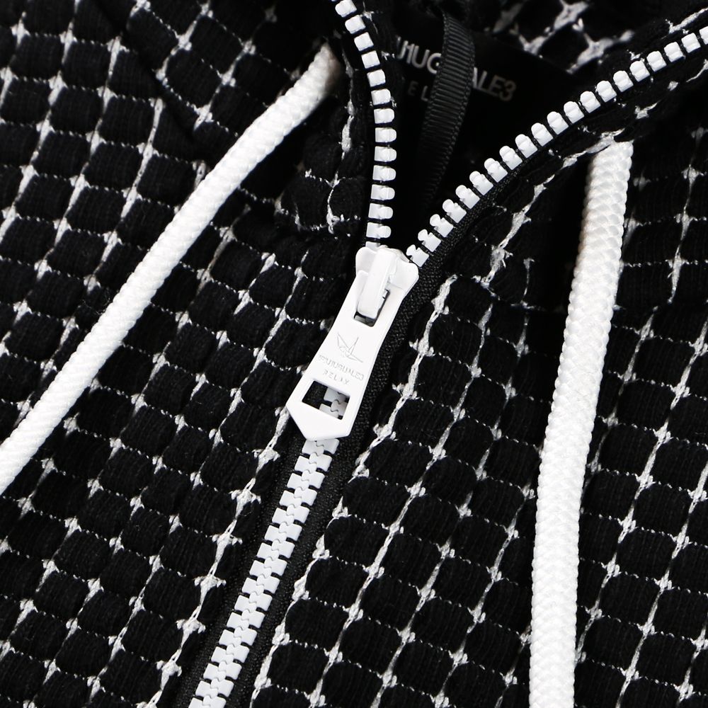 WAFFLE LOGO ZIP HOODIE / ワッフル ジップパーカー / USO-22013