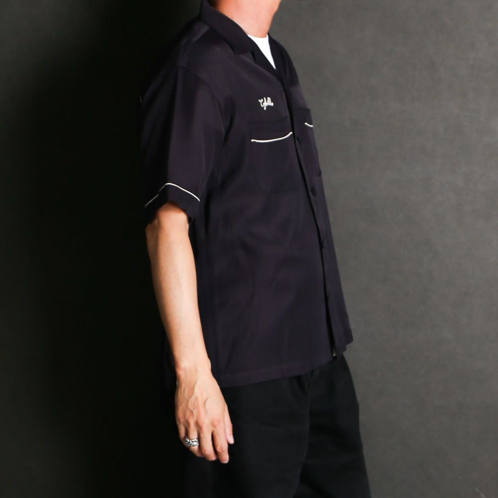 B.H.All Stars Rayon Bowling SH - BLK / 2604-5001