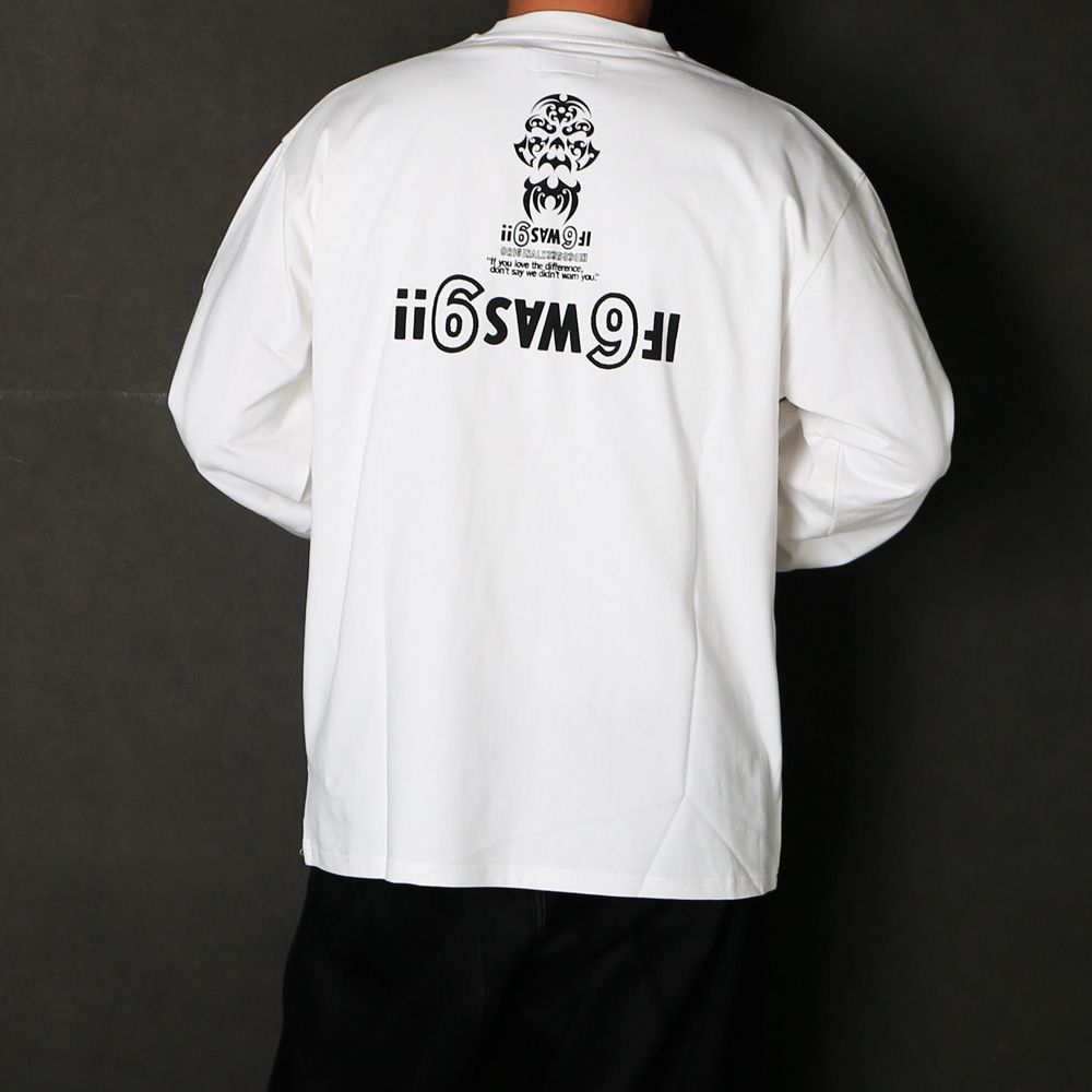 " HIDEANDSEEK × Toru Nishiura " / The H&S L/S Tee - WHT / Tシャツ / H30th-091426