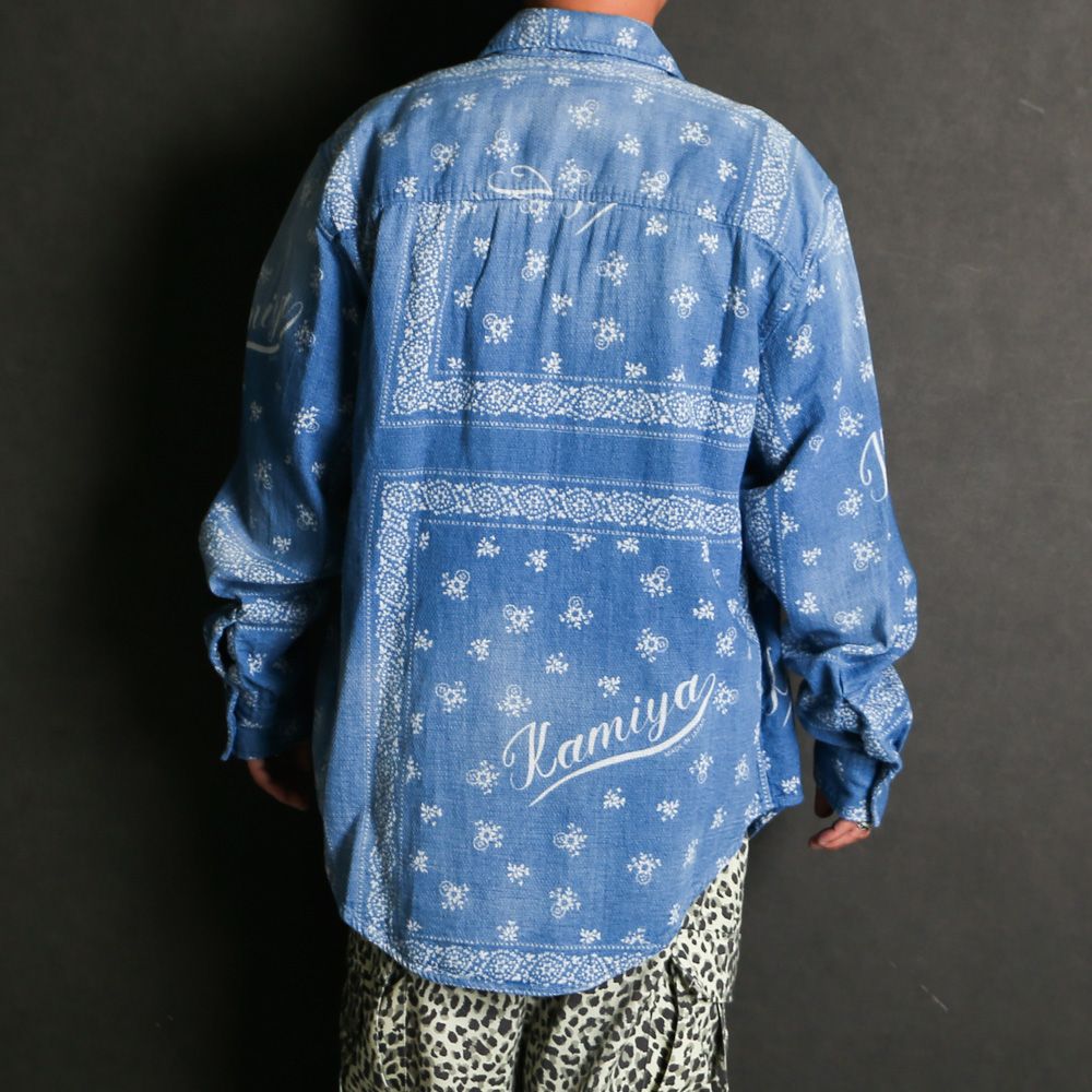 Bandana Discharge Shirt / バンダナ ディスチャージ シャツ / G16SH038