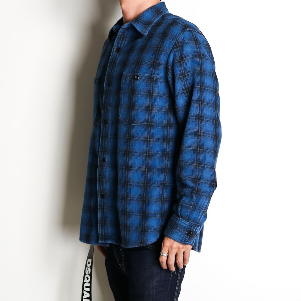 MINEDENIM - V.Check Flannel Work SH / 2209-5003 | chemical conbination