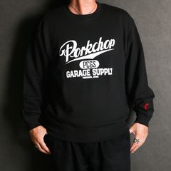SCRIPT COLLEGE SWEAT - BLACK / スウェット