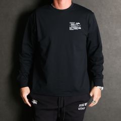 ICON GRAPHIC L/S TEE - BLACK / グラフィックTシャツ / 15045