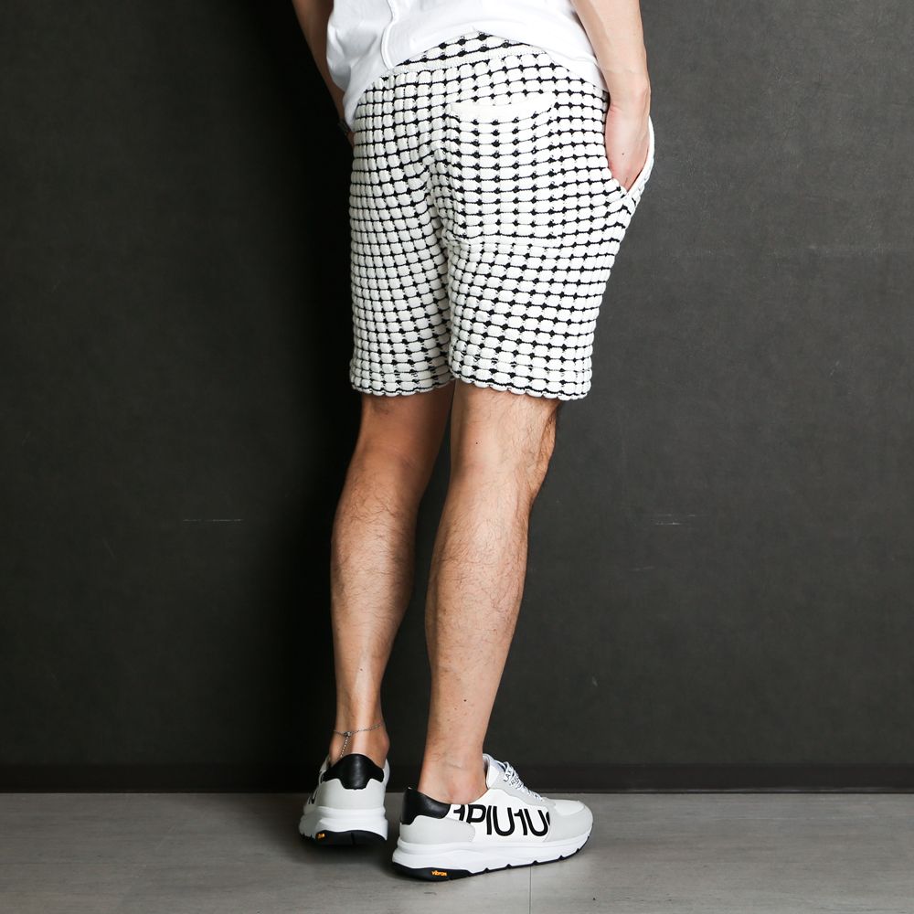 BIG WAFFLE "3" KNIT SHORTS / ビッグワッフル ハーフパンツ / USB-21029