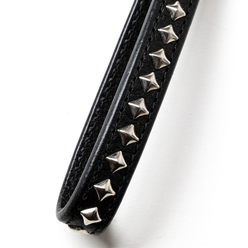 STUDS LEATHER NECK STRAP / スタッズ レザー ネックストラップ / CL-25AW013LE