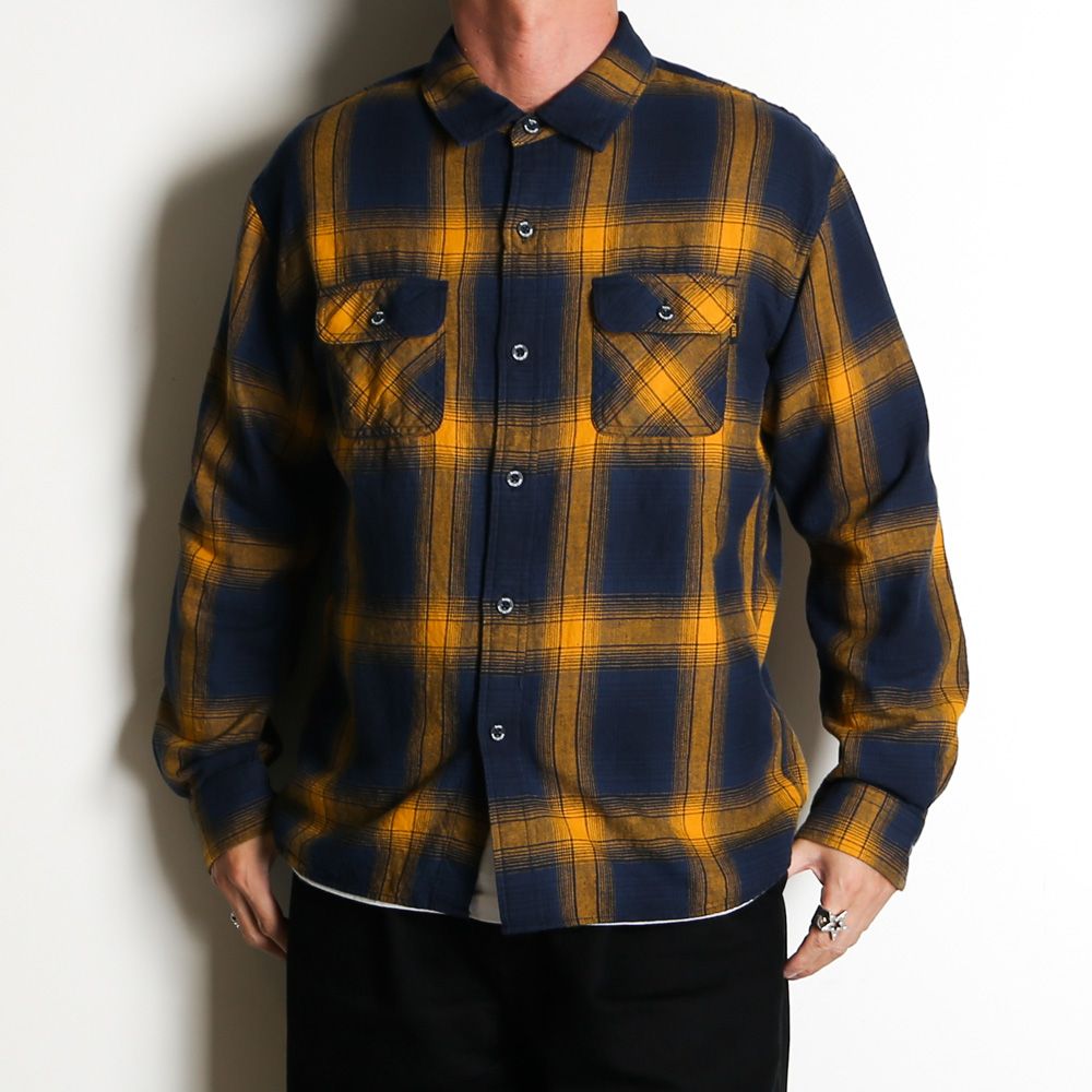 RATS - COTTON LINEN CHECK SHIRT / コットンリネンチェック