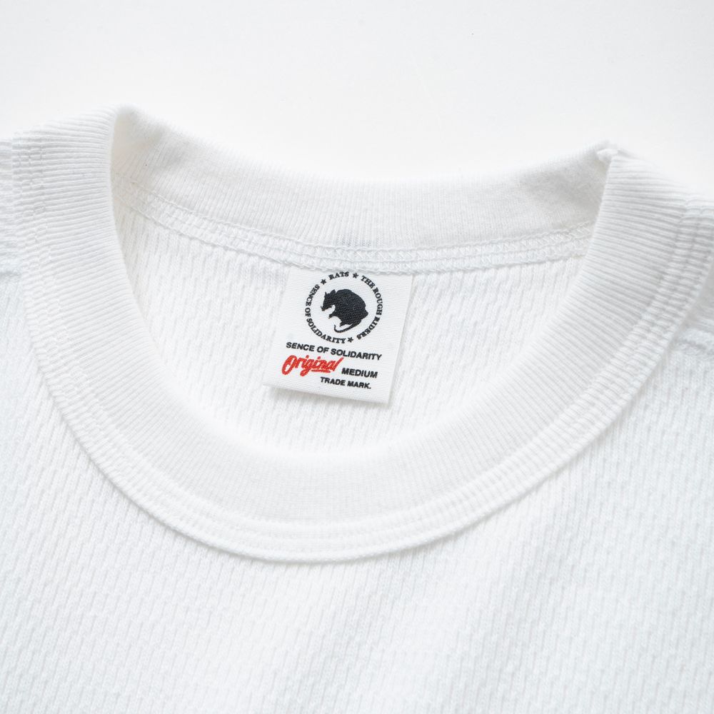 HONEYCOMB THERMAL - WHITE / ロングスリーブ サーマル / 24'RTC-0902