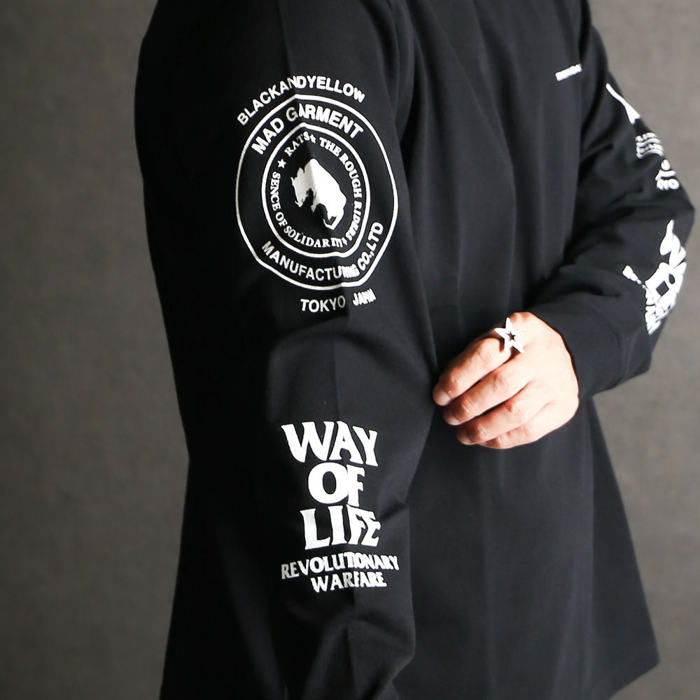 RATS ロンT RATS - CIRCLE MGM L/S TEE / ロングスリーブ Tシャツ / 23'RTC