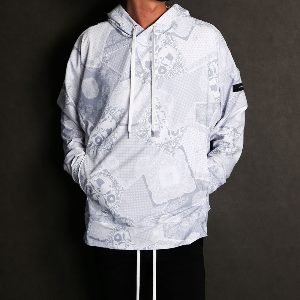 Paisley RUSH loose hoodie / ラッシュガード ルーズパーカー / RC24-C-001