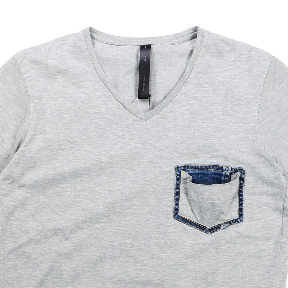 denim pocket-T / デニムポケット カットオフTシャツ / 7943 lj91t