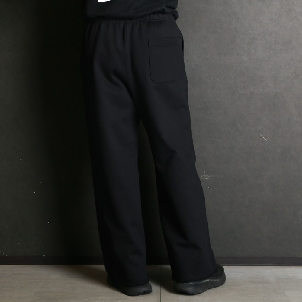 GYM PANTS - BLACK / オーガニックコットンヘビー吊裏毛 - ジムパンツ / A26A09PT01C