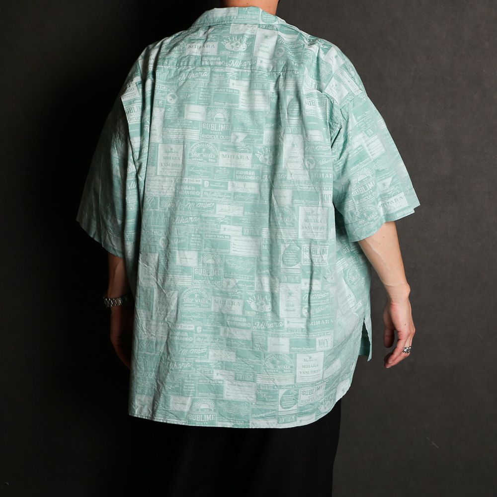 Maison MIHARA YASUHIRO - Classic Tag Jacqurd H/S Shirts / ジャガード 半袖シャツ /  A10SH078 | chemical conbination