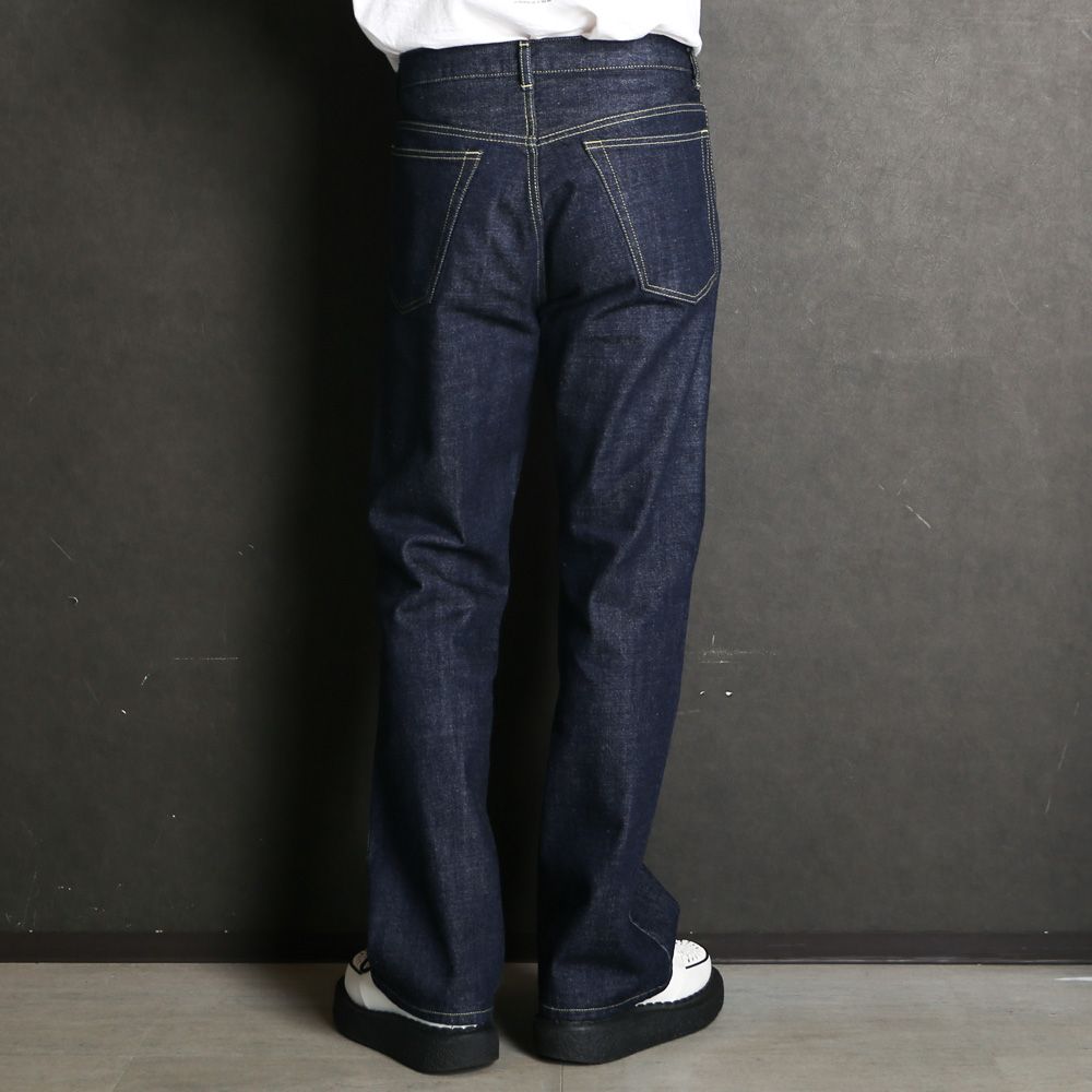 Slight Flare Jeans - Indigo O.W / オーガニックコットン 13.5oz セルビッチデニム - スライトフレアジーンズ / M26C07PT02C
