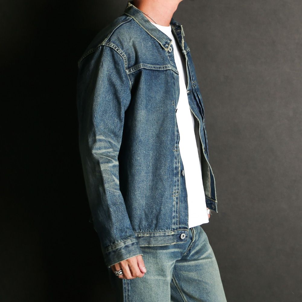 MVC type-I tracker jacket (used washed) - Indigo / デニムジャケット / MVC-JK02