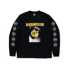 GREASER L/S TEE - BLACK / ロングスリーブ Tシャツ / 26'RTC-0202