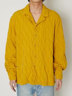 "COTTON PLEATS" SHIRTS / オープンカラーシャツ / TA23AW-SH024