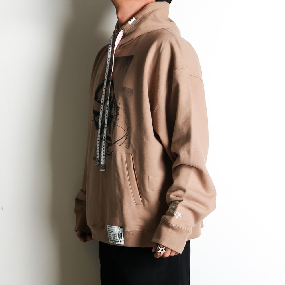 BEDWIN & THE MMY / DJ Print Hoodie / DJ プリント フーディー / C15HD024
