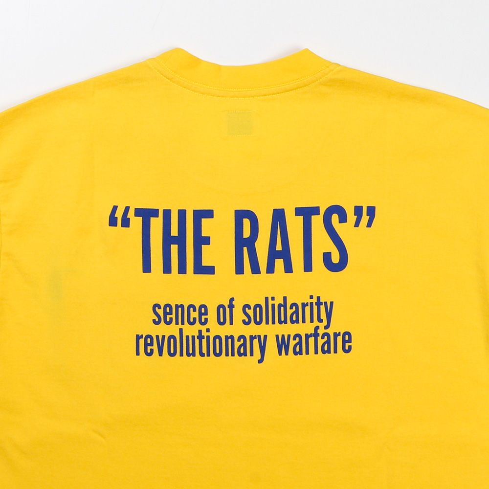 【新品】RATS TWIST TEE \"L . YELLOW\" 新品】RATS TWIST TEE 