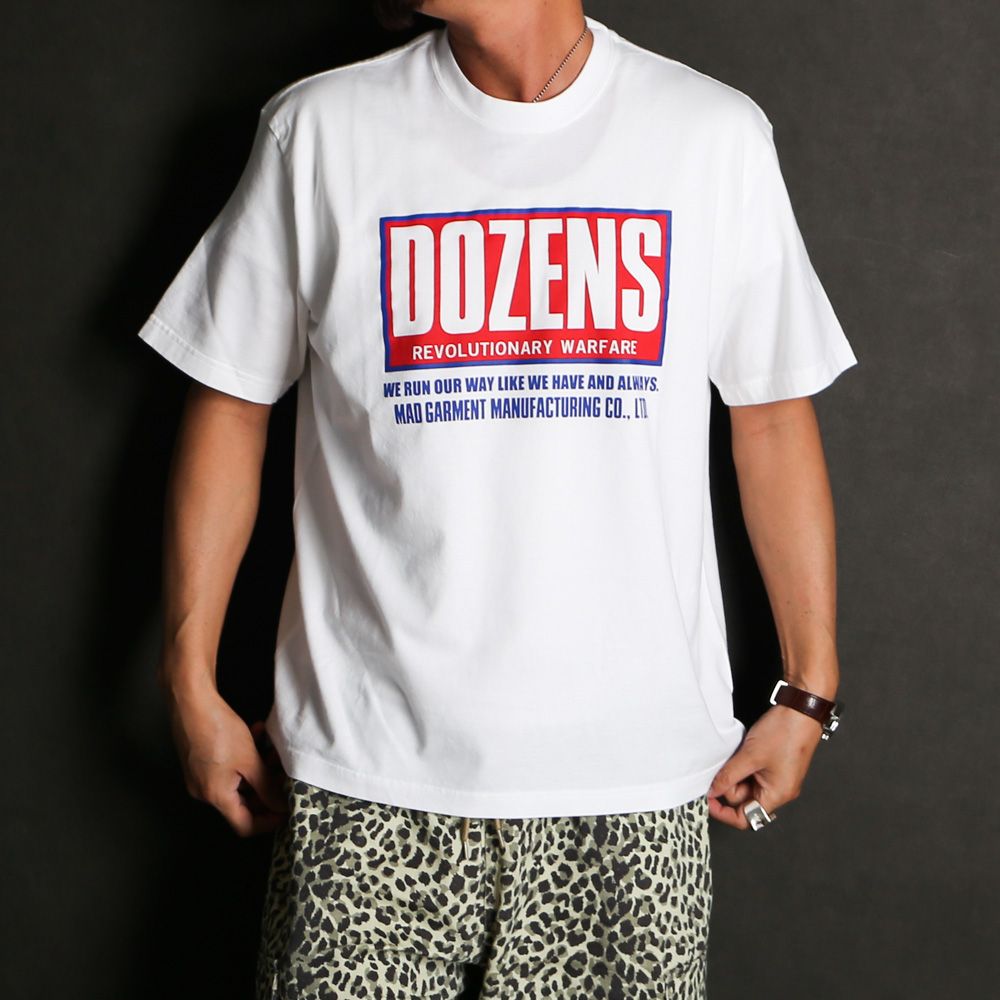 DOZENS TEE - WHITE / Tシャツ / 26'RT-0502