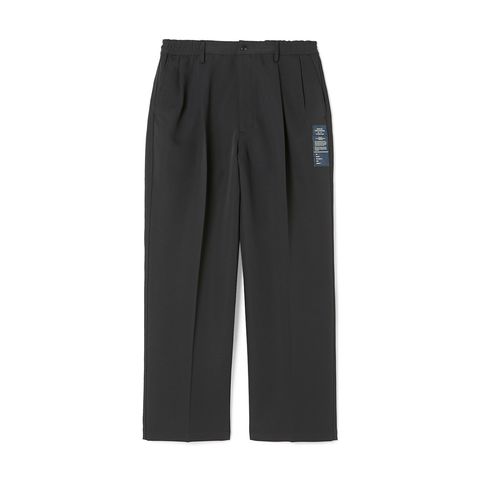 DOUBLE TUCK TROUSERS - BLACK / 9252-PT01-005