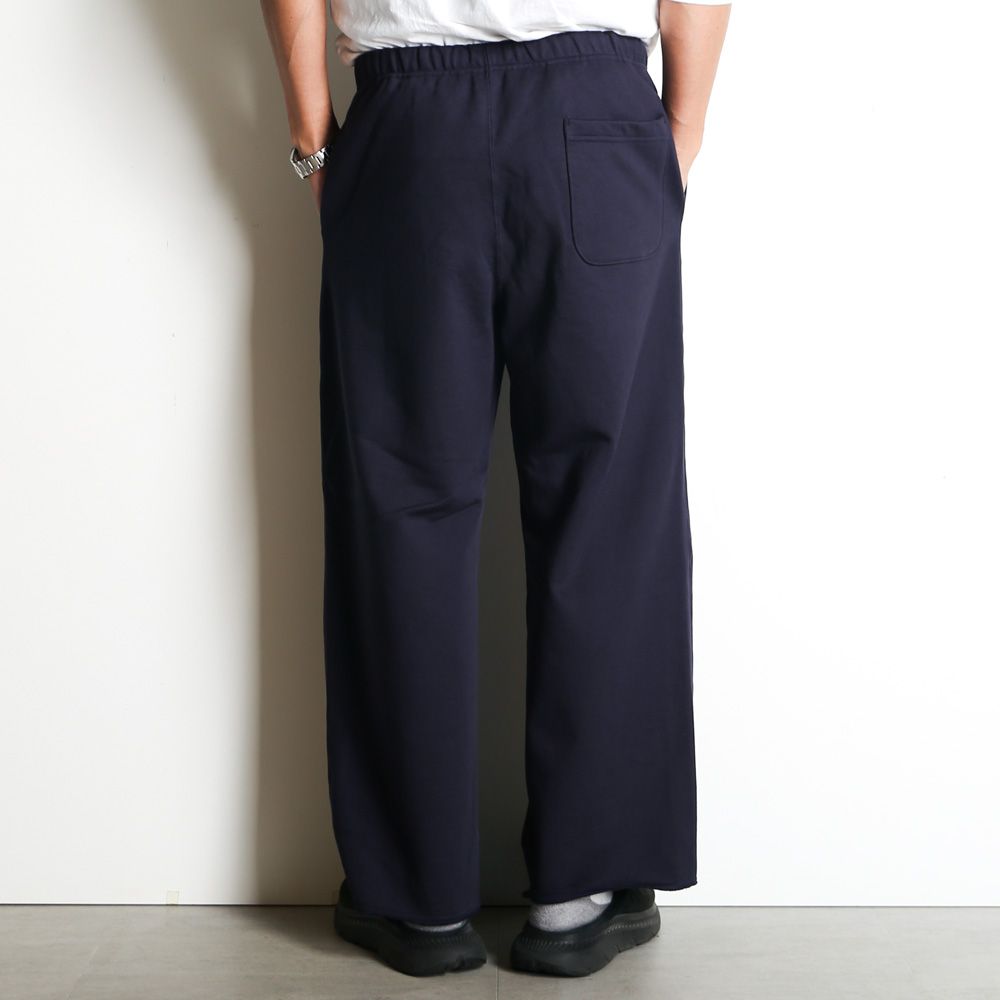 GYM PANTS - D.NAVY / オーガニックコットンヘビー吊裏毛 - ジムパンツ / A25D03PT01C